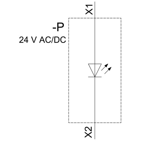 3SU1152-6AA60-1AA0 Siemens Leuchtmelder, 22mm, rund, Metall, hochglanz, weiß, Li Produktbild Additional View 1 L