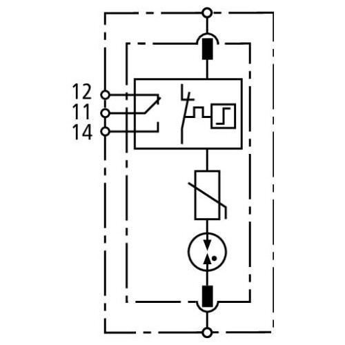 952918 Dehn Überspannungsableiter Typ 2 Schutzmodul für DG SE H 1000 VA FM Produktbild Additional View 2 L