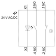 3SU1152-0AB20-1FA0 Siemens Drucktaster, beleuchtet, 22mm, rund, Metall, hochgla Produktbild Additional View 1 S