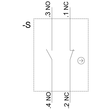 3SU1500-1AA10-1FA0 Siemens Halter für 3 Module, 1S+1Ö Produktbild Additional View 1 S