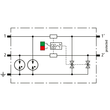 927224 Dehn Modularer Kombi Ableiter für 2 Einzeladern BLITZDUCTORconnect mit De Produktbild Additional View 1 S