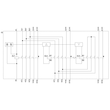 3RA24368XF321AL2 Siemens Stern Dreieck Kombination AC 3: 45kW/400V AC 230V, 3S Produktbild Additional View 1 S