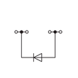 280-655/281-411 Wago Bauelementklemme 4 Leiter mit Diode 1N4007 Anode rechts 2, Produktbild Additional View 1 S