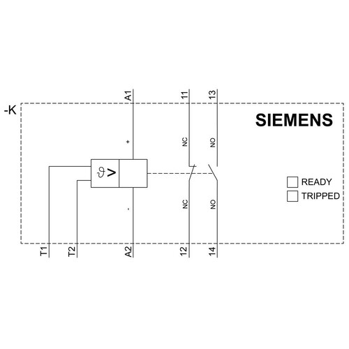 3RN20101CA30 Siemens Thermistor Motorschutzrelais, Standard, Schraubans Produktbild Additional View 1 L