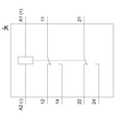 3RQ2000-2BW00 Siemens Koppelrelais im Industriegehäuse, 2W, AC/DC 24 240V, Fe Produktbild Additional View 1 S