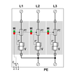 821110223 Citel DAC50S-30-275 TYP 2 Überspannungsableiter 3-Polig Produktbild Additional View 1 S