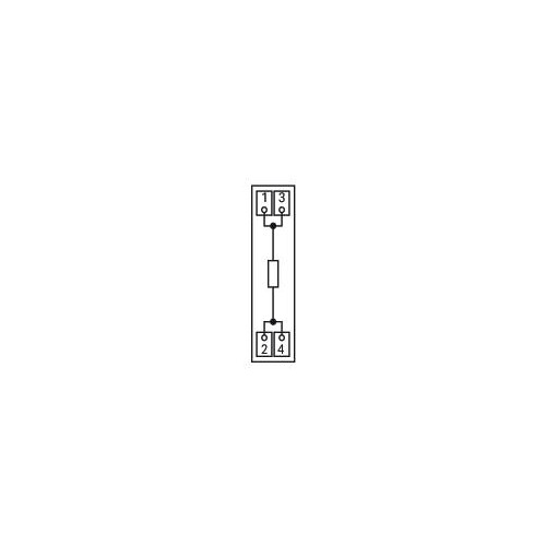 289-128/005-000 Wago Bauteilmodul mit Widerstand,mit 1 Stück,Widerstand 100R Produktbild Additional View 2 L