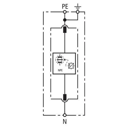 3021679 Dehn N-PE-Blitzstromableiter DEHNgap M zum Einsatz in TT-Systemen Produktbild Additional View 1 L