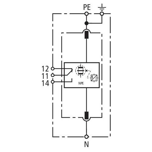 3021680 Dehn N-PE-Blitzstromableiter DEHNgap M zum Einsatz in TT-Systemen Produktbild Additional View 1 L