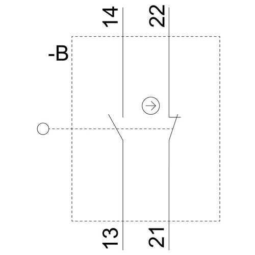 3SE5112-0CH24 Siemens Positionsschalter, Metallg. 40mm, EN50041, Geräteanschluss Produktbild Additional View 1 L