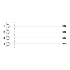 1415011 Phoenix SAC-4P-10,0-PUR/DTFS Produktbild front M