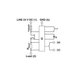 2800901 Phoenix CB E1 24DC/1A NO P Produktbild front M