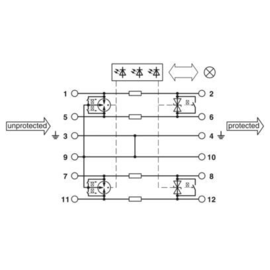 2801263 Phoenix PT-IQ-2X2-24DC-PT Produktbild front M