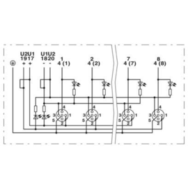 1516768 Phoenix SACB-8/ 8-L-C GG SCO Produktbild front M