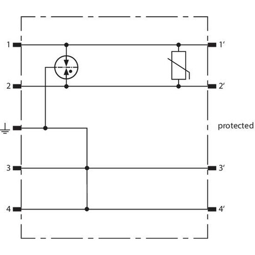 920296 Dehn Kombiableiter-Modul für 1 Doppelader BLITZDUCTOR XT Produktbild Additional View 2 L