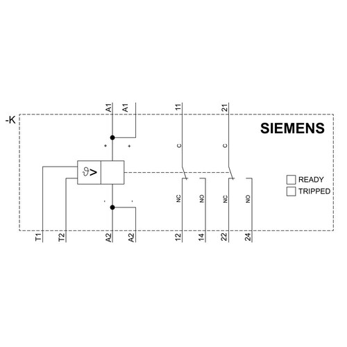 3RN2010-1BA30 Siemens Thermistor- Motorschutzrelais, Standard, Schraubans Produktbild Additional View 2 L