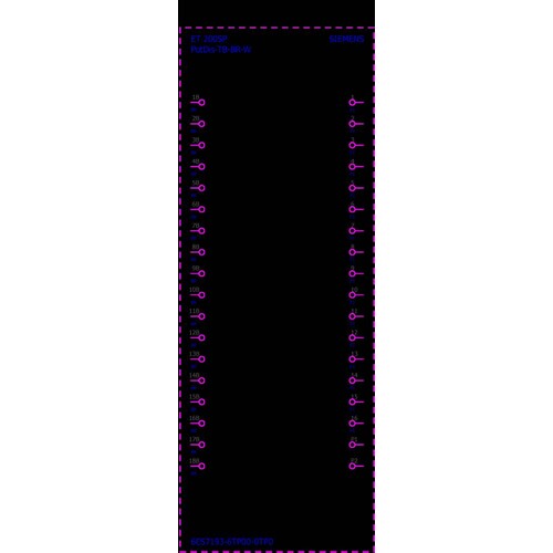 6ES7193-6TP00-0TP0 Siemens SIMATIC ET 200SP PotDis-TB-BR-W, VPE 1 Produktbild Additional View 2 L