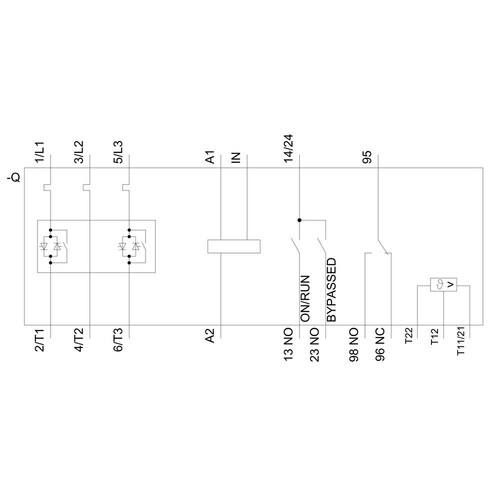 3RW5056-6TB04 Siemens SIRIUS Sanftstarter 200-480 V 171 A, AC/DC 24  Produktbild Additional View 2 L
