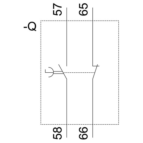 3RT2927-2PR11 Siemens Pneumatischer Zeitrelaisblock rückfallverz. 10-180s,  Produktbild Front View L