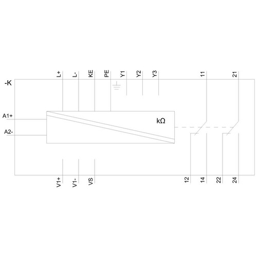 3UG4583-1CW31 Siemens Analog einstellbares Isolationsüberwachungsrel Produktbild