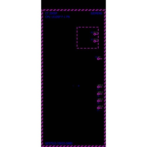 6ES75101SK030AB0 Siemens SIMATIC ET 200SP CPU 1510SP F-1 PN Produktbild Additional View 1 L