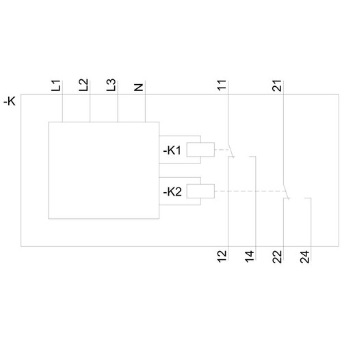 3UG5616-1CR20 Siemens Netzüberwachungsrelais, digital, Phasen Produktbild