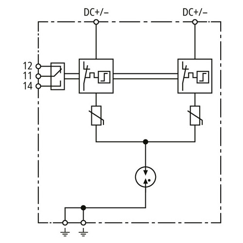 900095 Dehn Kombiableiter DEHNcharge T1 BATT 1500 FM für Batteriespeichersystem Produktbild Additional View 2 L