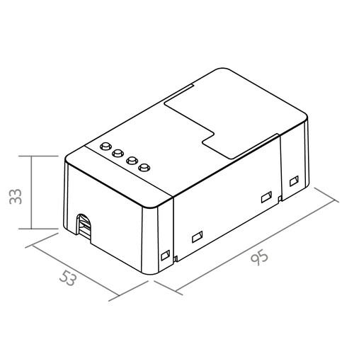 101645 BILTON KNX 1-4 Kanal LED Dimmer BASIC-Serie 4x2,5A (S-24914) Produktbild Additional View 2 L