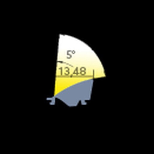 170391 Bilton BILTON Cover CT 3000mm 80x5° 86% 13,5x8mm Produktbild Additional View 2 L