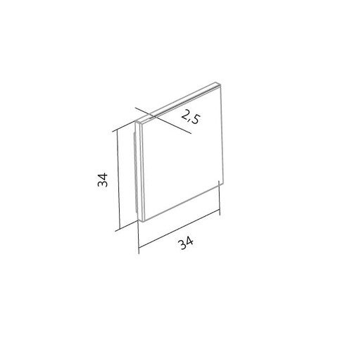 80-WT00 Bilton Endkappe zu Eckrpofil WT02 aus AIMgSi1 rohs konform Produktbild Additional View 3 L