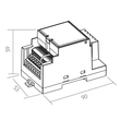 REG-S24414 Bilton DALI/Switch LED Dimmer REG 4CH Produktbild Additional View 2 S