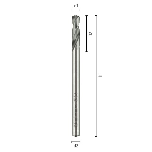 63800750100 Alpen-May HSS ECo Hardox Bohrer H, Ø 7.5 Produktbild Additional View 1 L