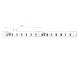 101297 Bilton BILTONAIR TOP 450 LED strip 24VDC 8W/m IP67 CRI80 3300K WHITE Produktbild Additional View 2 S