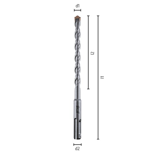 88702000100 Alpen-May SDS+ Bohrer,PLT,L600/550,Ø20.0 Produktbild Additional View 1 L