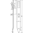 290002 DEHN ABSTANDHALTER 7-10 / FL40 F. FUNDAMENTERDER Produktbild Additional View 1 S