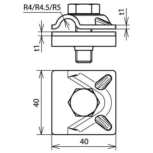390050 DEHN MV-KLEMME 8-10 Produktbild Additional View 2 L