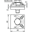 390057 DEHN MV-KLEMME 8-10 CU Produktbild Additional View 2 S