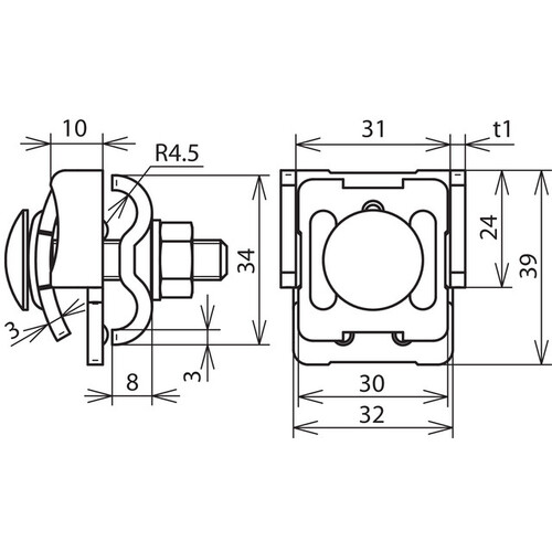 365017 DEHN FALZKLEMME 6-10 M.ÜBERLEGER CU Produktbild Additional View 1 L