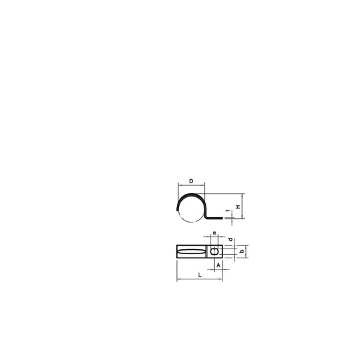 1003178 OBO ROHRSCHELLE 1-LAPPIG 16MM METALL 1003 178 Produktbild Additional View 1 L