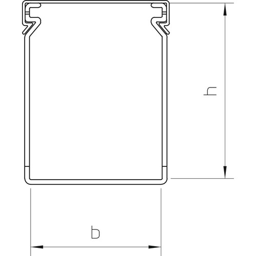 6178033 OBO LK4 60060 VERDRAHTUNGS- KANAL 60 X 60  H X B Produktbild Additional View 1 L