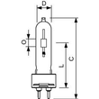 19697215 PHILIPS-LICHT CDM-T 35W/830 MASTER COLOUR ENTLADUNGSL. G12 EEI:A+ Produktbild Additional View 2 S