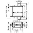 3NE8018-1 SIEMENS NH-SICHERUNG GR.00 63A SITOR Produktbild Additional View 1 S