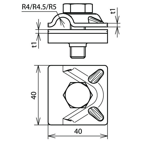 391050 DEHN MV.KLEMME 10 Produktbild Additional View 1 L