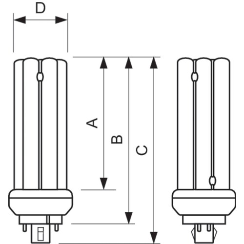 61120870 PHILIPS-LICHT PL-T 26W/830-4P MASTER KOMP.-LEUCHTSTOFFL. WARMTON EEI:A Produktbild Additional View 2 L