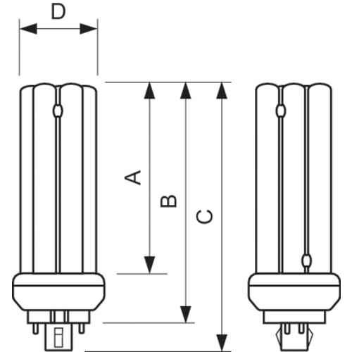 61134570 PHILIPS-LICHT PL-T 42W/830-4P MASTER KOMP.-LEUCHTSTOFFL. WARMTON EEI:A Produktbild Additional View 2 L