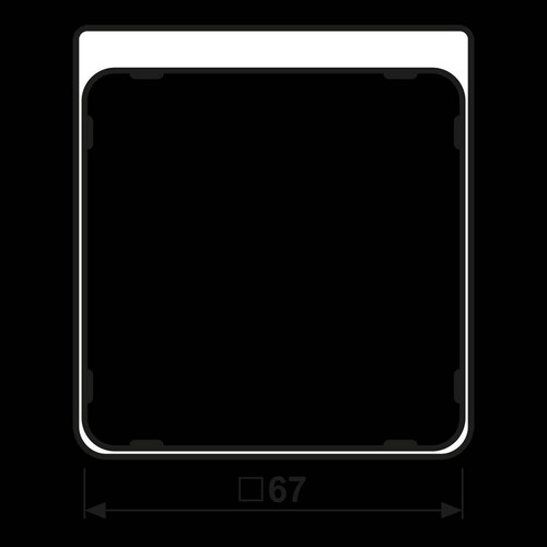 CDP82GCR JUNG APLIKATIONSSEGMENT CD PLUS GLANZCHROM Produktbild Additional View 1 L