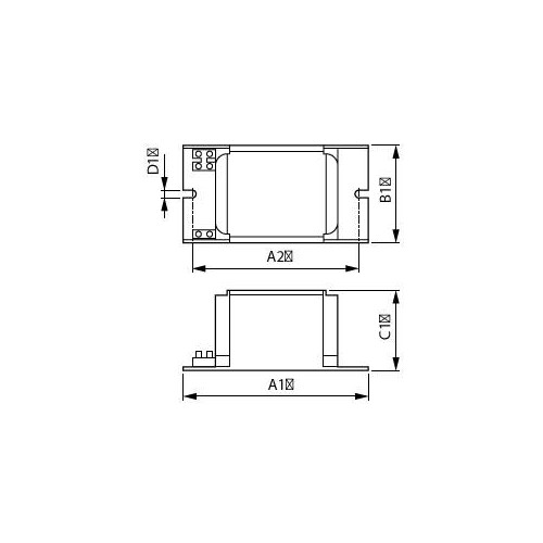 5976530 PHILIPS-LICHT BSN 400L 33-TS VORSCHALTGER. F.SON/HPI 400W ENTLADUNGSL Produktbild Additional View 1 L