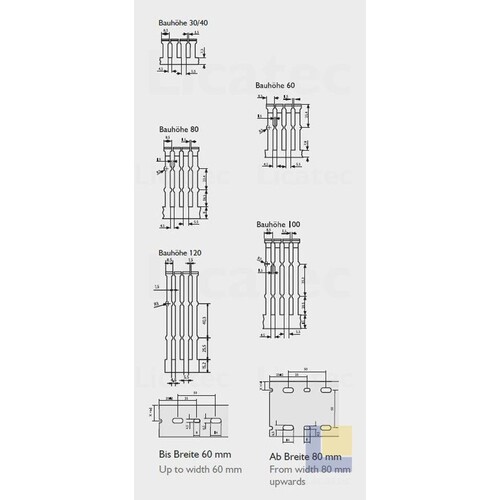 7325-1 LICATEC TERMINAL F 2000 VERDRAHTUNGSKANAL 120 X 60 B X H Produktbild Additional View 1 L