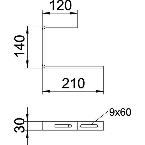 6363982 OBO UB 200 U-BÜGEL F. KABELRINNE 200 Produktbild Additional View 1 L