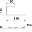 6363984 OBO UB 300 U-BÜGEL F. KABELRINNE 300 Produktbild Additional View 1 S